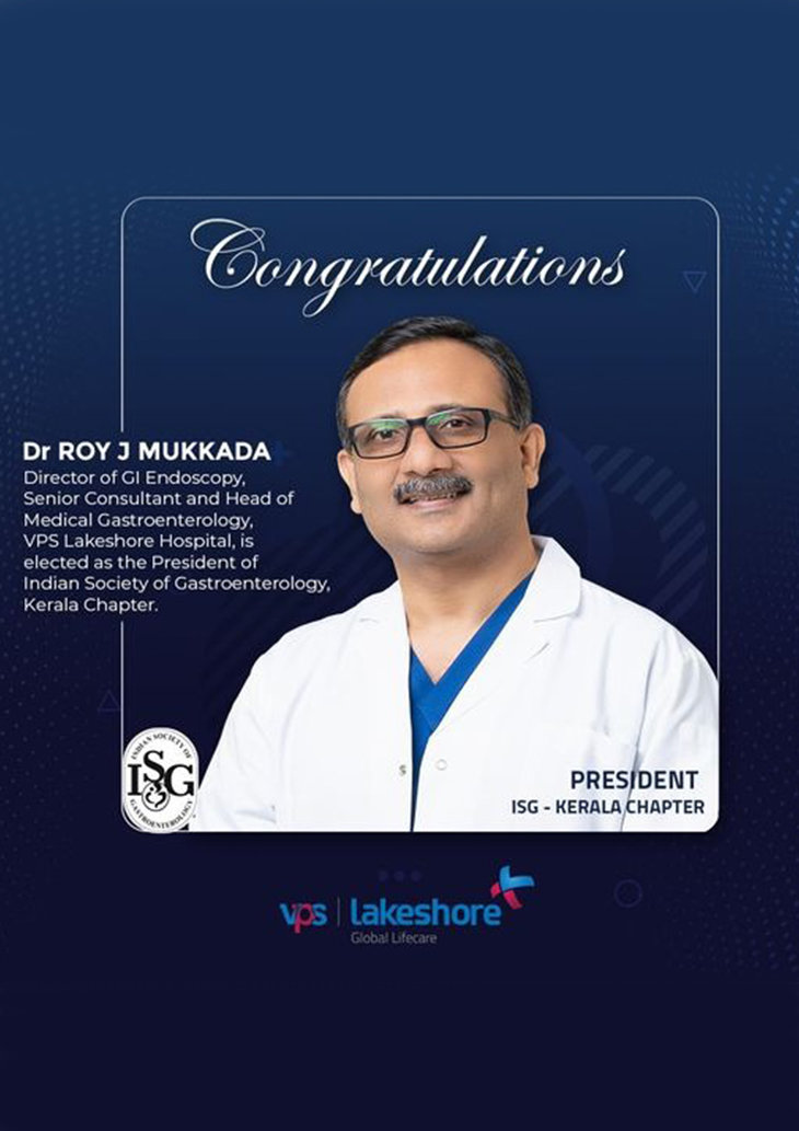 Dr Roy J Mukkada elected as President of ISG, Kerala